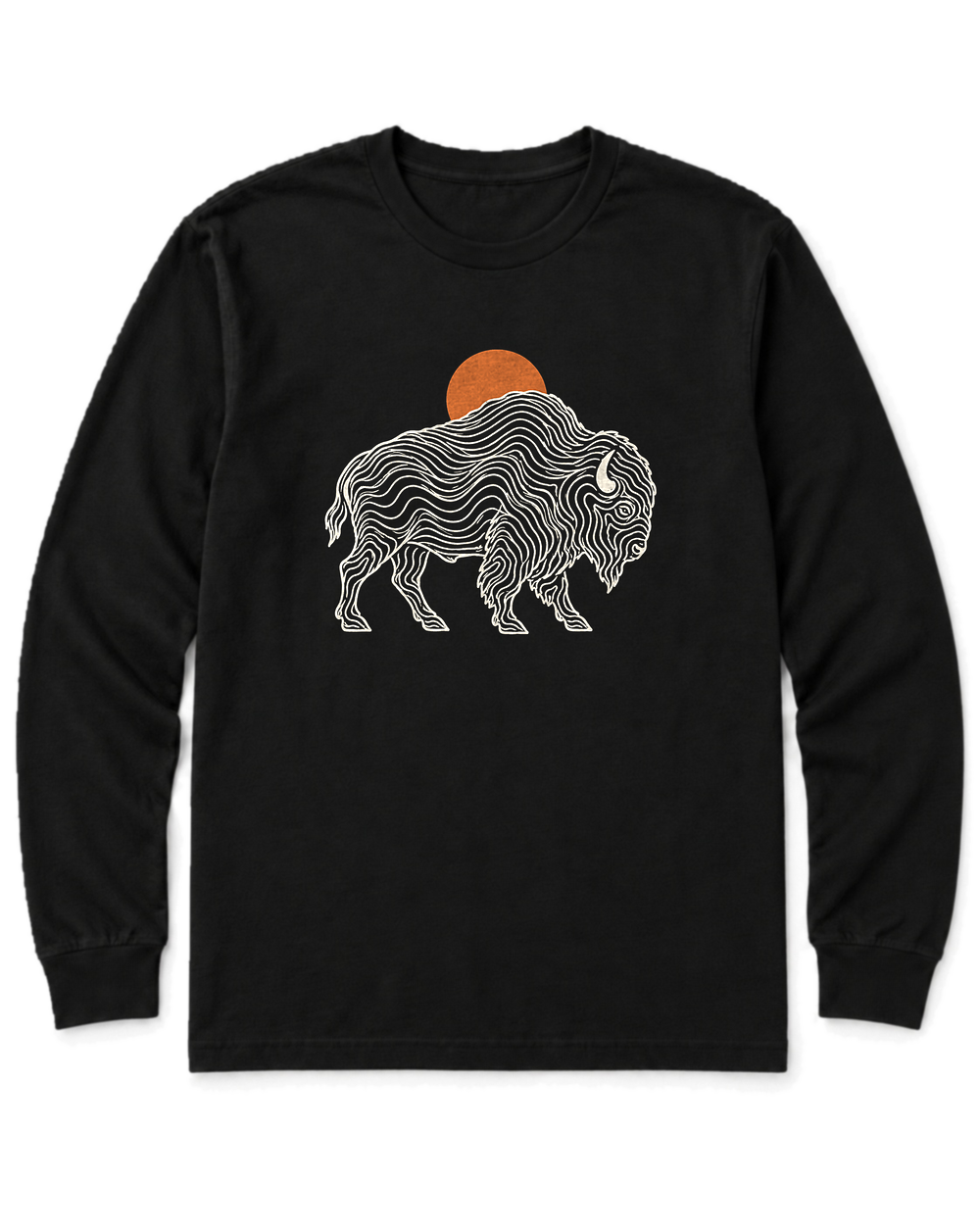 Topo Bison Long Sleeve Shirt - Black