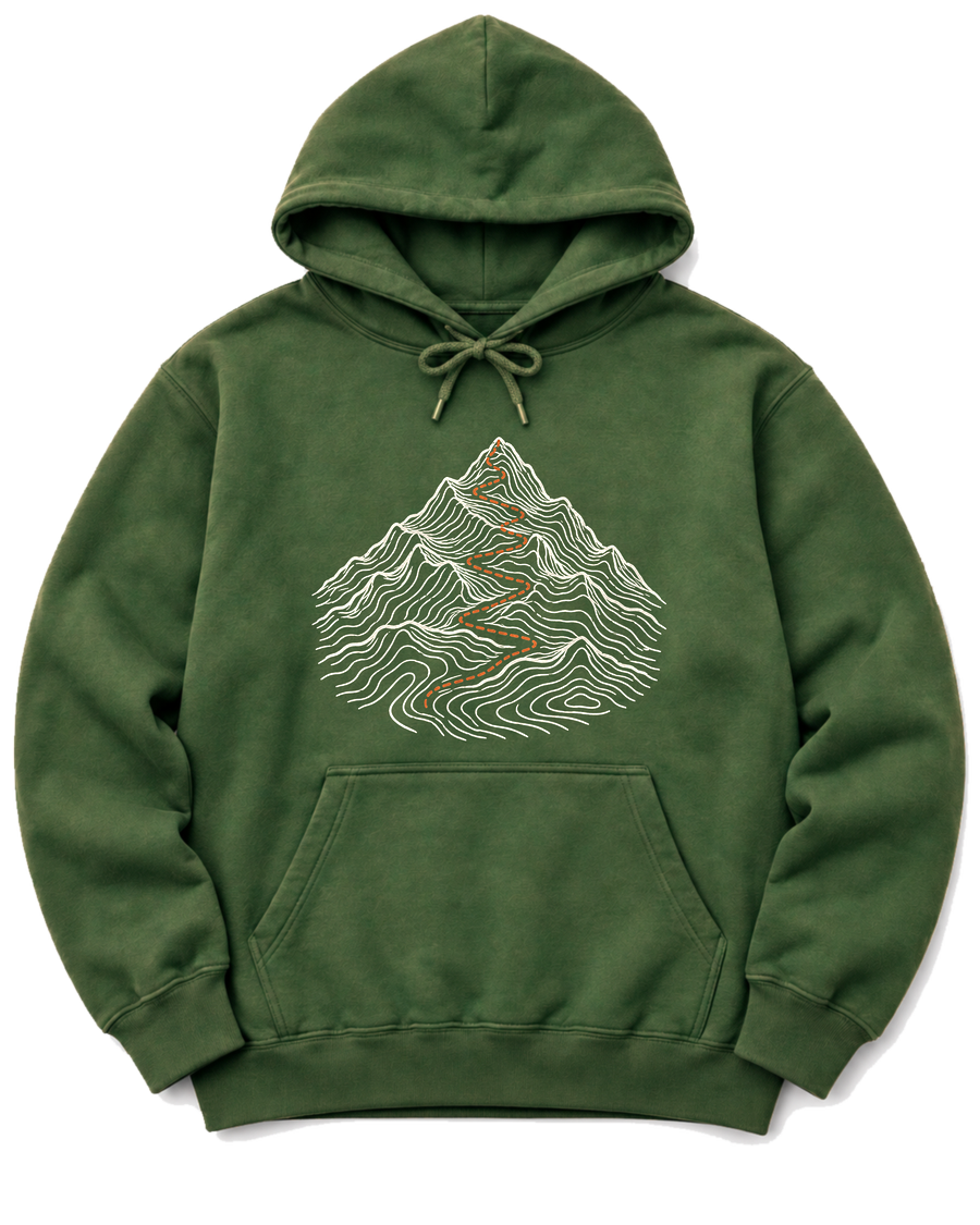 Summit Trail Hoodie - Military Green
