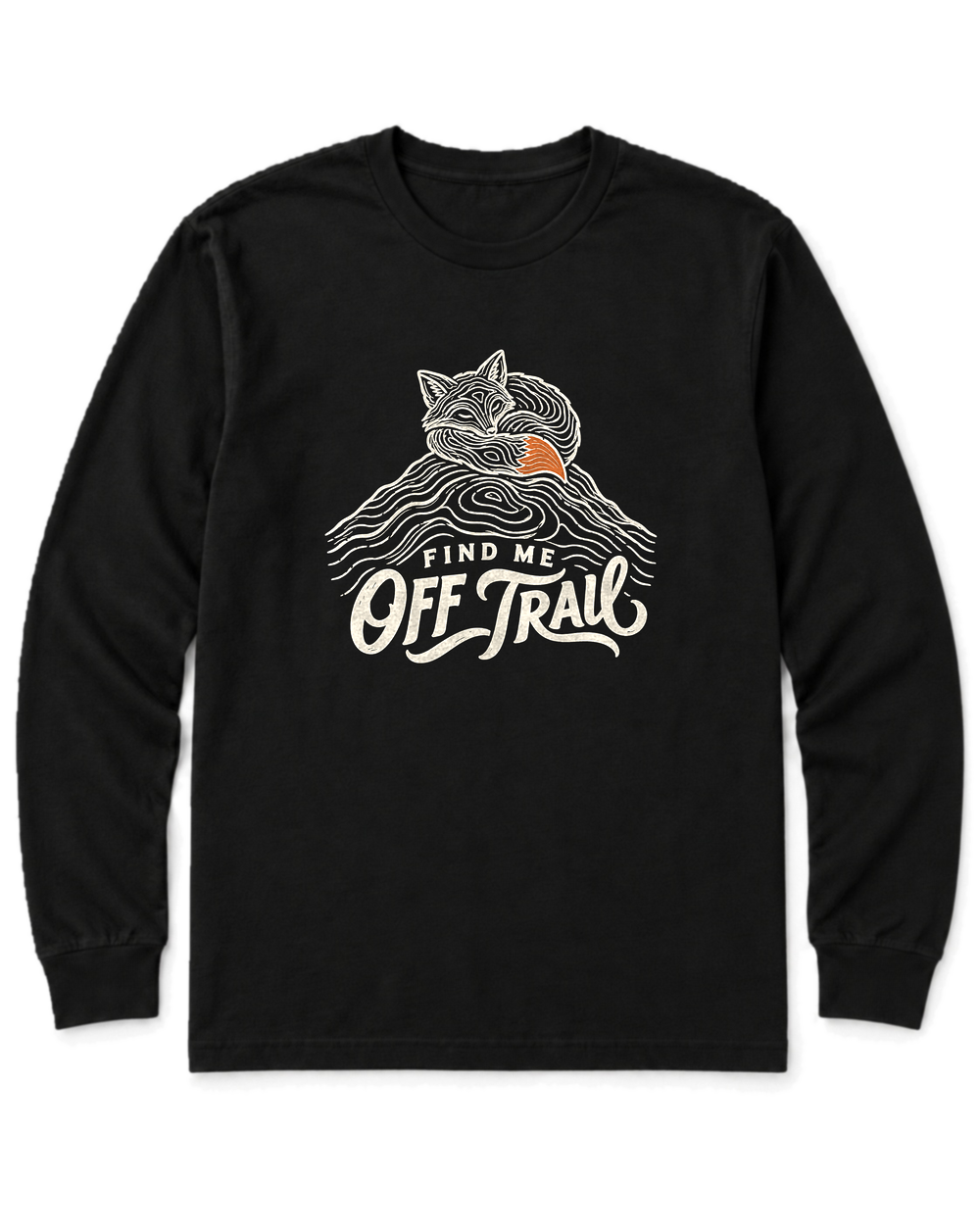Find Me Off Trail Long Sleeve Shirt - Black