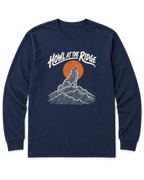 Howl at the Ridge Long Sleeve Shirt - Navy