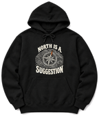 North Is a Suggestion Hoodie - Black