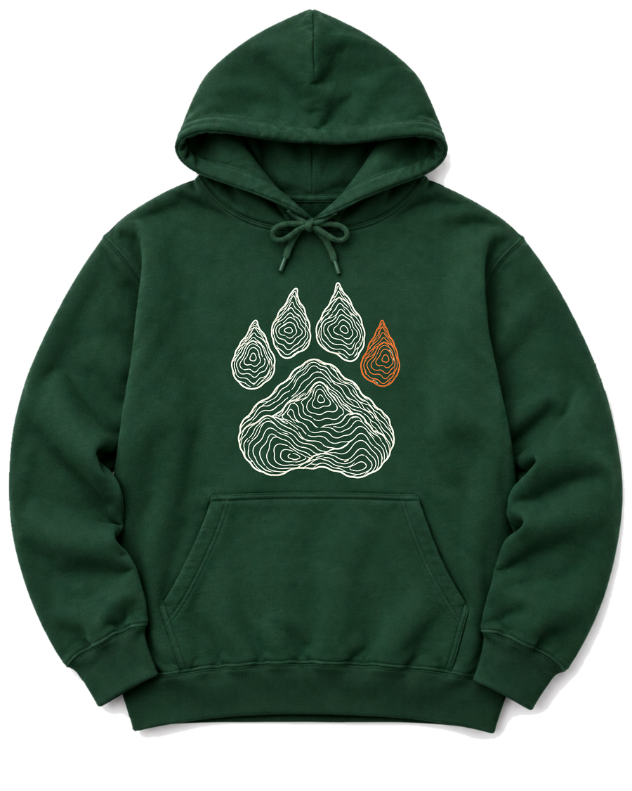 Topo Bear Paw Hoodie - Forest Green