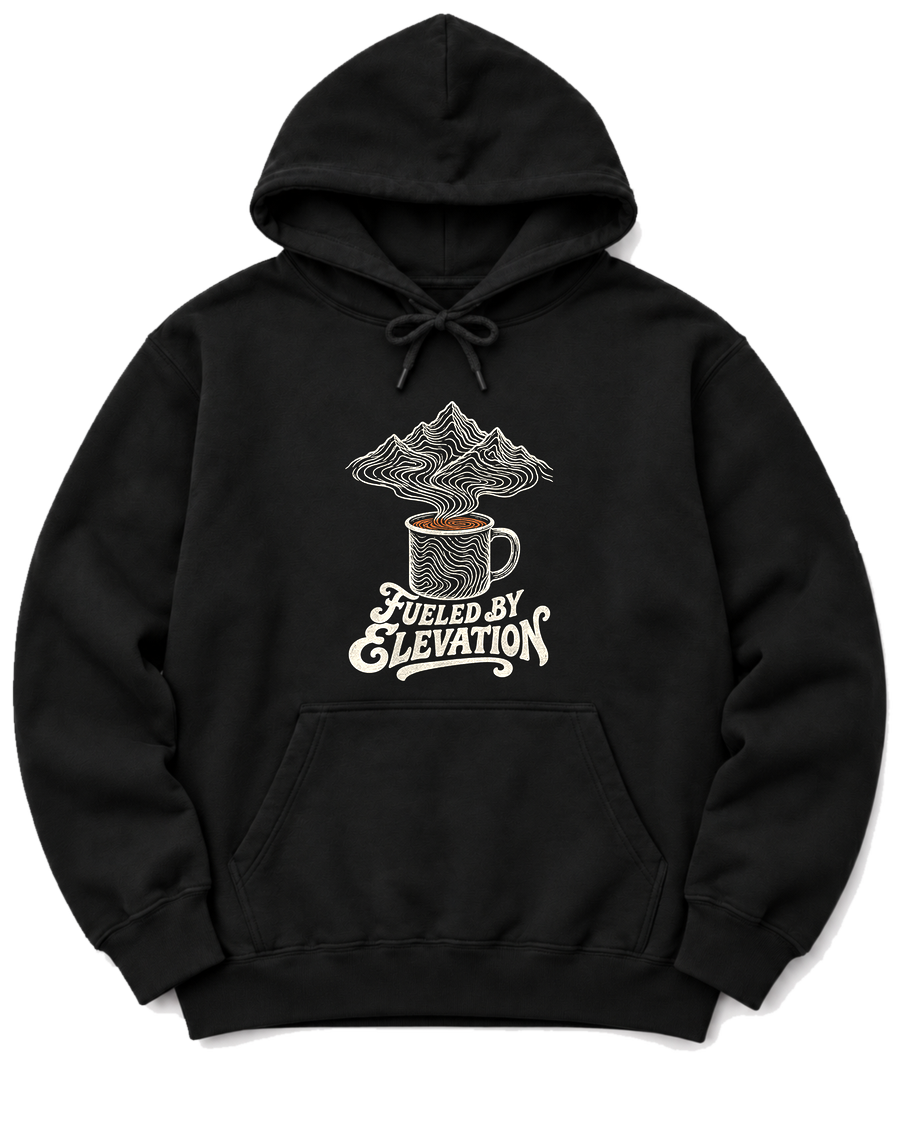 Fueled by Elevation Hoodie - Black