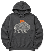 Topo Bison Hoodie - Dark Heather