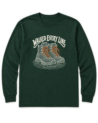 Walked Every Line Long Sleeve Shirt
