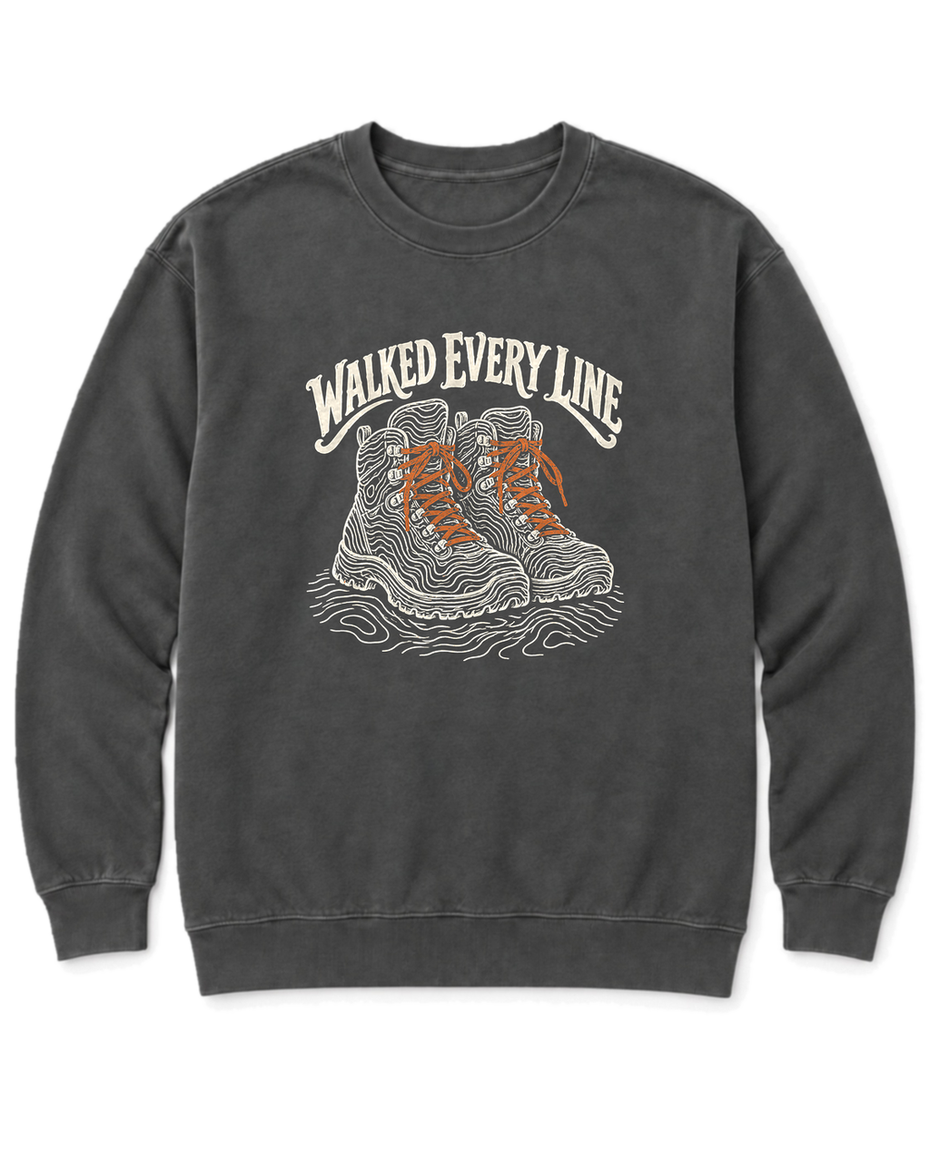 Walked Every Line Sweatshirt - Pepper
