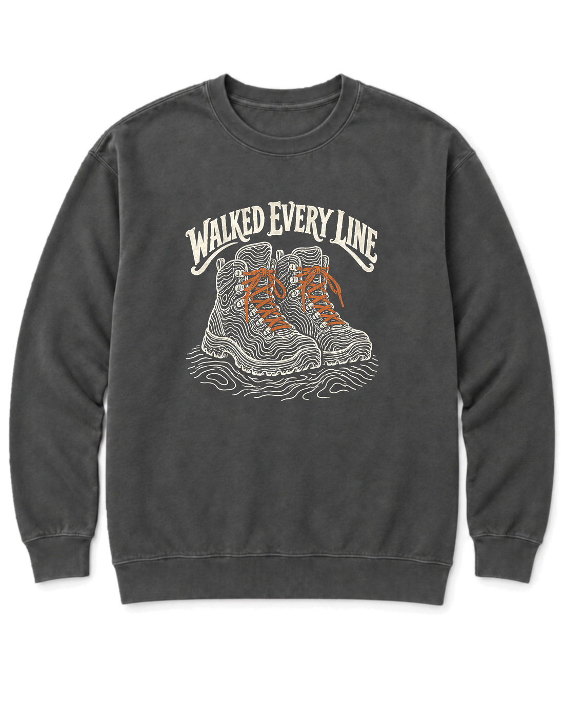 Walked Every Line Sweatshirt - Pepper