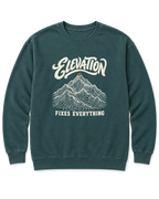 Elevation Fixes Everything Sweatshirt - Blue Spruce