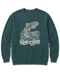 Read the River Sweatshirt - Blue Spruce