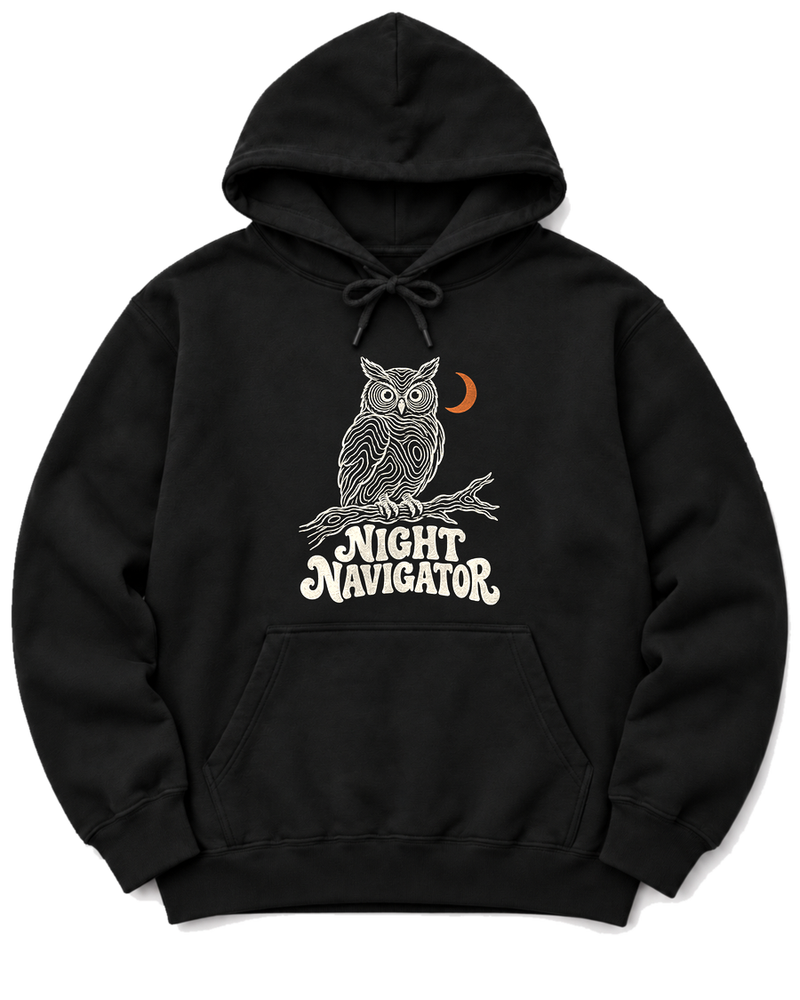 Night Navigator Hoodie - Black