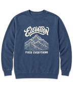 Elevation Fixes Everything Sweatshirt - Denim