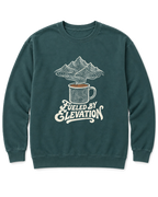 Fueled by Elevation Sweatshirt - Blue Spruce
