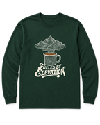 Fueled by Elevation Long Sleeve Shirt - Forest Green