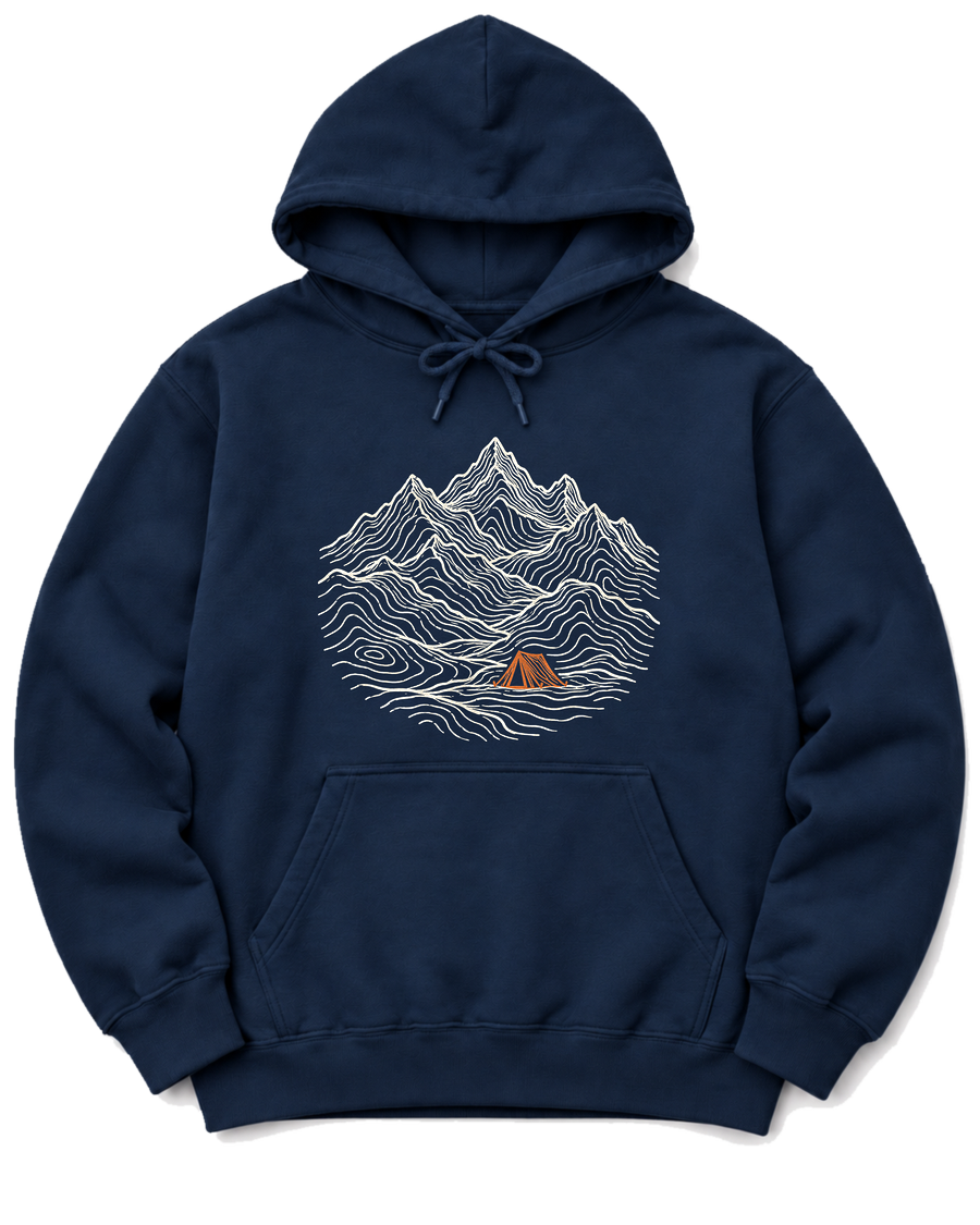 Tent Under the Peaks Hoodie - Navy