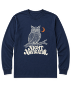 Night Navigator Long Sleeve Shirt - Navy