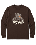 Find Me Off Trail Long Sleeve Shirt - Dark Chocolate