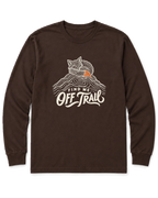 Find Me Off Trail Long Sleeve Shirt - Dark Chocolate