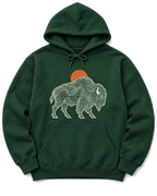 Topo Bison Hoodie - Forest Green