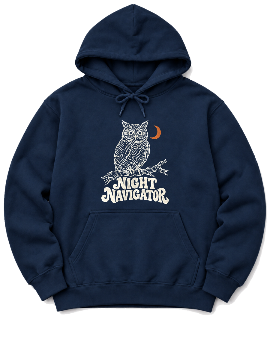 Night Navigator Hoodie - Navy