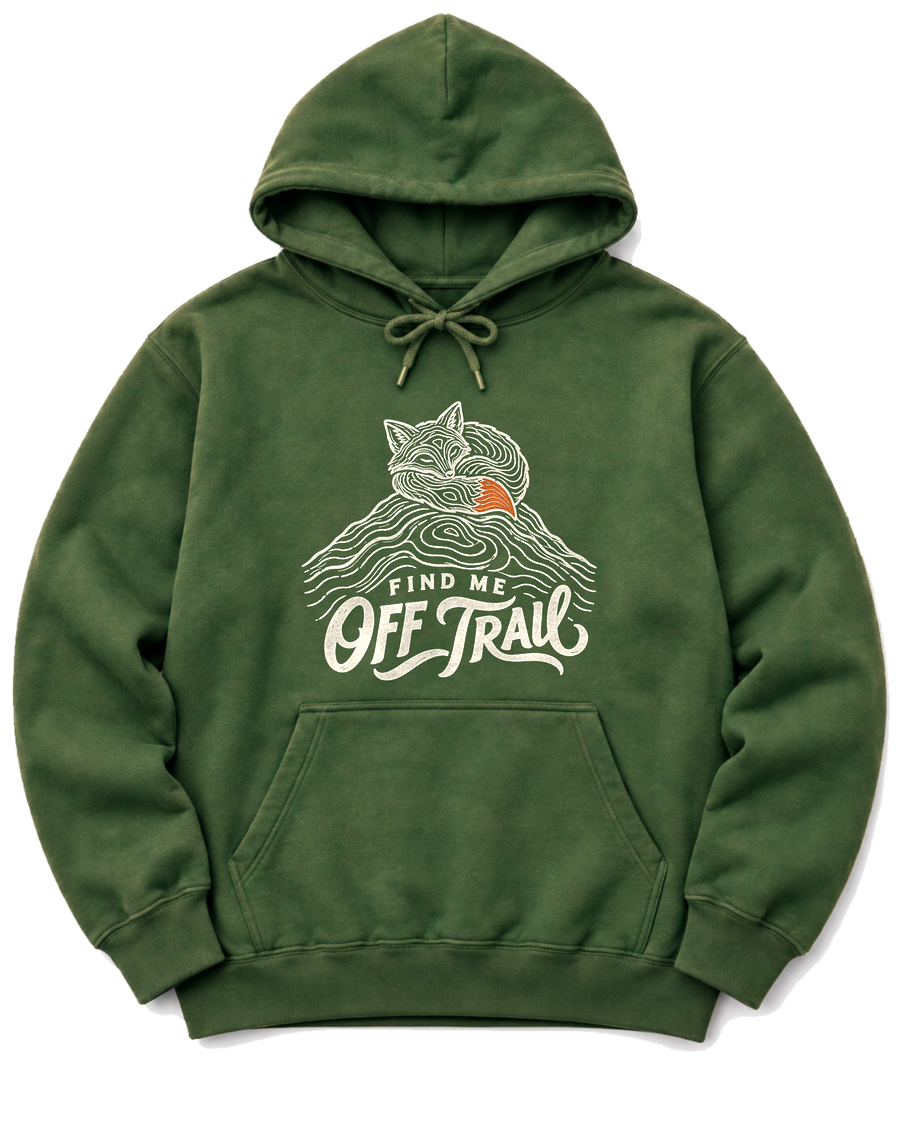 Find Me Off Trail Hoodie - Military Green