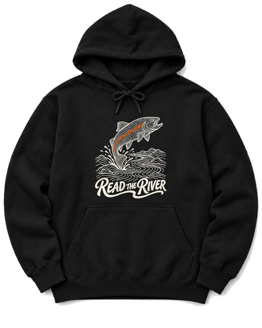 Read the River Hoodie - Black