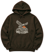 Wings Over the Ridges Hoodie - Dark Chocolate