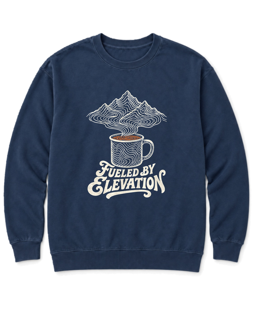 Fueled by Elevation Sweatshirt - True Navy