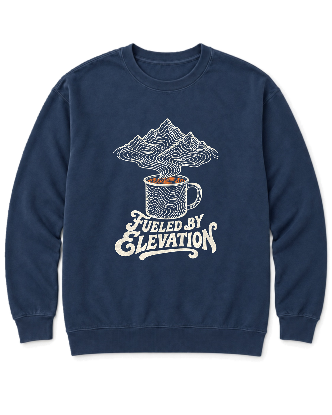 Fueled by Elevation Sweatshirt - True Navy