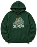 One Contour at a Time Hoodie - Forest Green