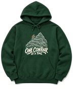 One Contour at a Time Hoodie - Forest Green