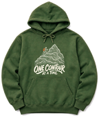 One Contour at a Time Hoodie - Military Green