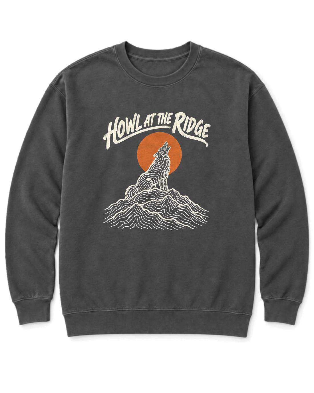 Howl at the Ridge Sweatshirt - Pepper