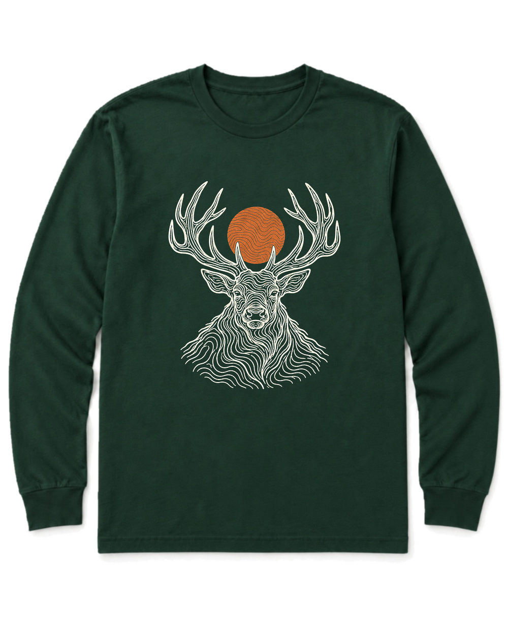 Topo Elk Long Sleeve Shirt - Forest Green