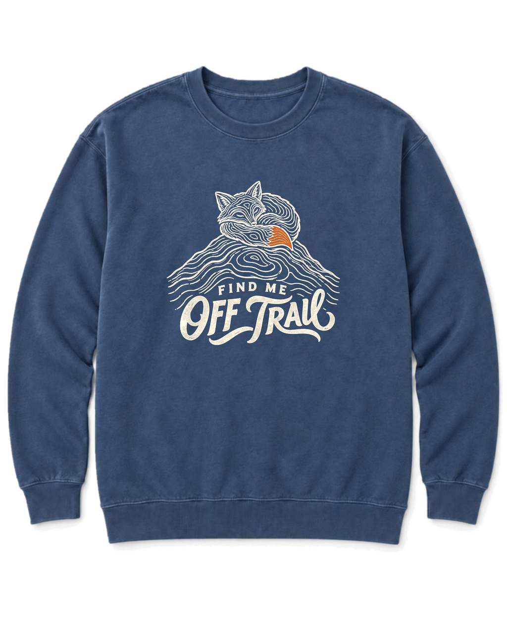 Find Me Off Trail Sweatshirt - Denim