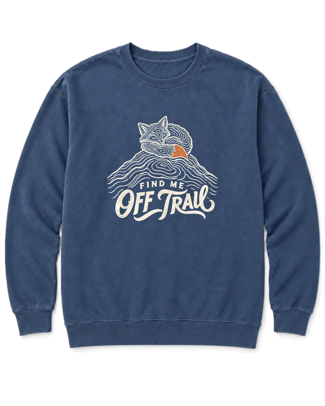 Find Me Off Trail Sweatshirt - Denim