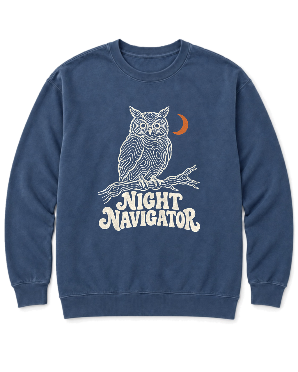 Night Navigator Sweatshirt - Denim