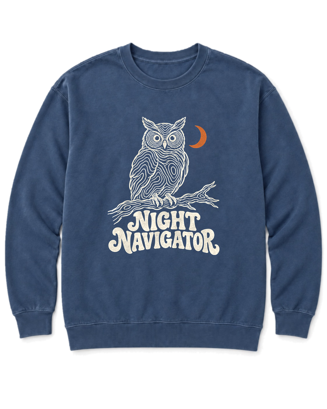 Night Navigator Sweatshirt - Denim