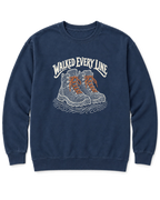 Walked Every Line Sweatshirt - True Navy