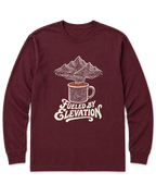 Fueled by Elevation Long Sleeve Shirt - Maroon