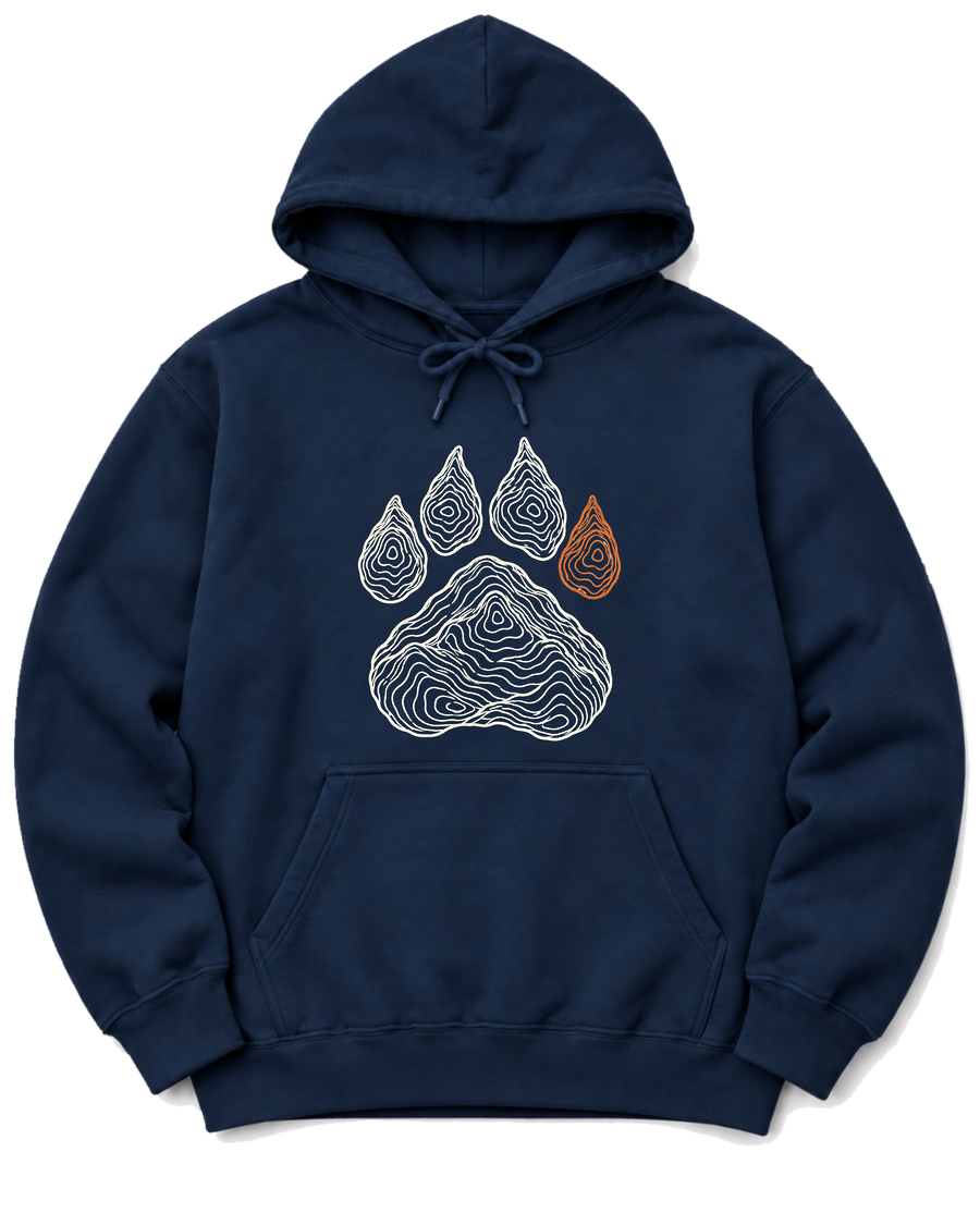 Topo Bear Paw Hoodie - Navy