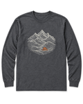 Tent Under the Peaks Long Sleeve Shirt - Dark Heather