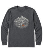 Tent Under the Peaks Long Sleeve Shirt - Dark Heather