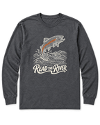 Read the River Long Sleeve Shirt - Dark Heather