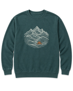 Tent Under the Peaks Sweatshirt - Blue Spruce