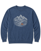 Tent Under the Peaks Sweatshirt - Denim