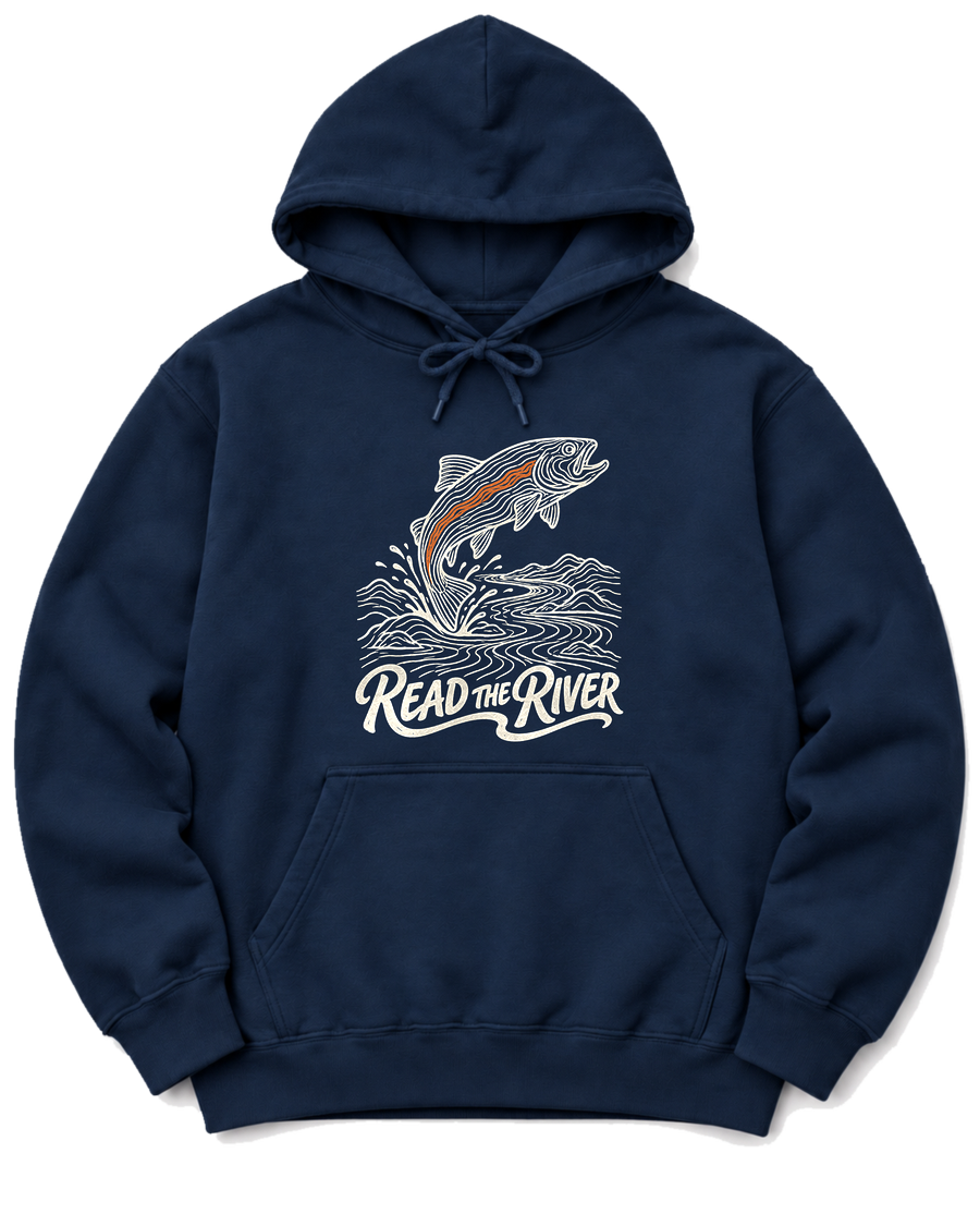 Read the River Hoodie - Navy