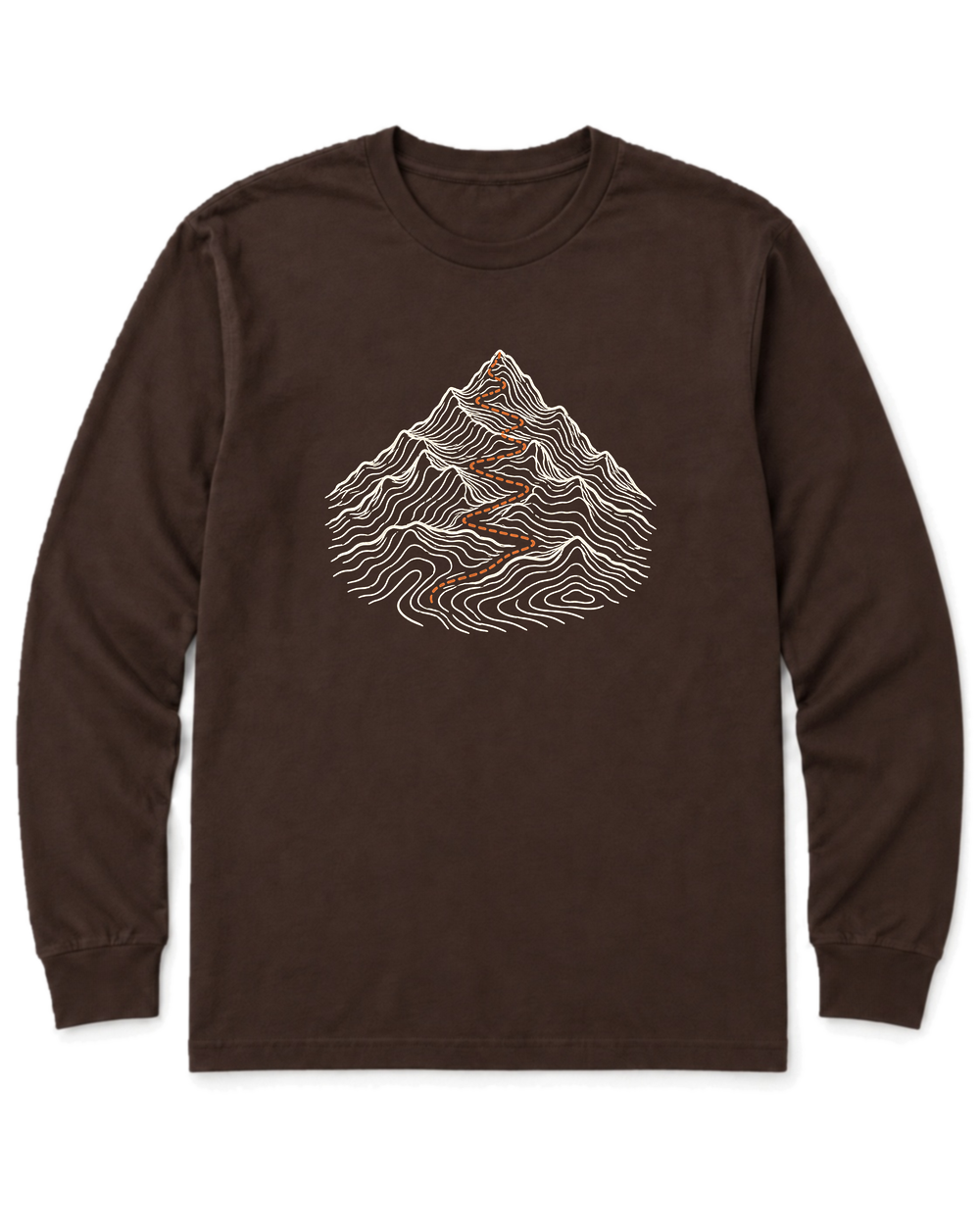 Summit Trail Long Sleeve Shirt - Dark Chocolate