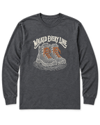 Walked Every Line Long Sleeve Shirt - Dark Heather