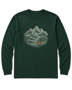Tent Under the Peaks Long Sleeve Shirt - Forest Green