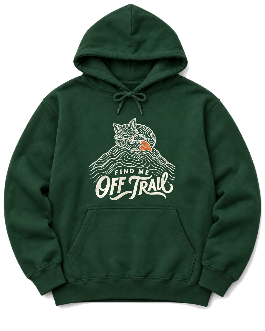Find Me Off Trail Hoodie - Forest Green